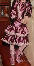 Abito da cerimonia bimba 8/9 anni