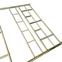 Struttura letto matrimoniale in ottone