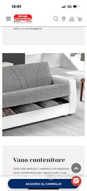Divani letto contenitore