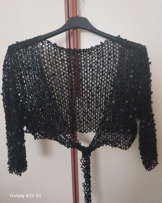 Coprispalla con paillettes