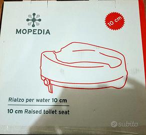 Moretti, alzawater / rialzo WC universale 10 cm