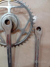 Pedali pedivelle guarnitura Legnano