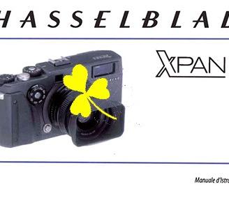 Manuale Istruzioni Hasselblad XPAN