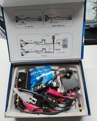 Kit Xenon HID H4 Hi/Lo completo con centraline
