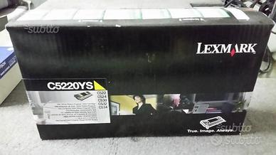 Toner originale Giallo lexmark C5220YS C522 C524