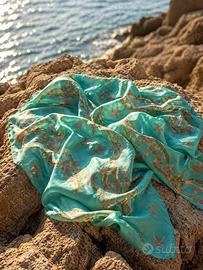 Foulard azzurro