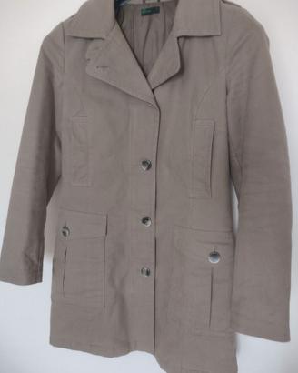 Giacca lunga / Trench Benetton - Taglia 46