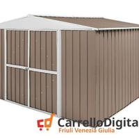 Box in Acciaio da giardino 360x345cm tortora