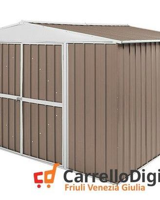 Box in Acciaio da giardino 360x345cm tortora