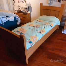Letto singolo stile Van Gigh fatto a mano