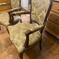 Due sedie in legno provinciale Francese