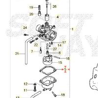 Guarnizione vaschetta galleggiante Yamaha BW'S 50 