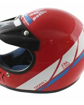 Casco epoca FM Fimez Trophy rosso