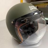 Casco Jet Royal Enfield verde taglia M
