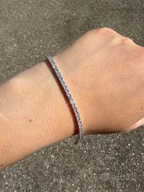 Bracciale Tennis Oro 18kt Diamanti Naturali 3,68CT