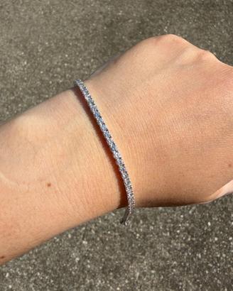 Bracciale Tennis Oro 18kt Diamanti Naturali 3,68CT