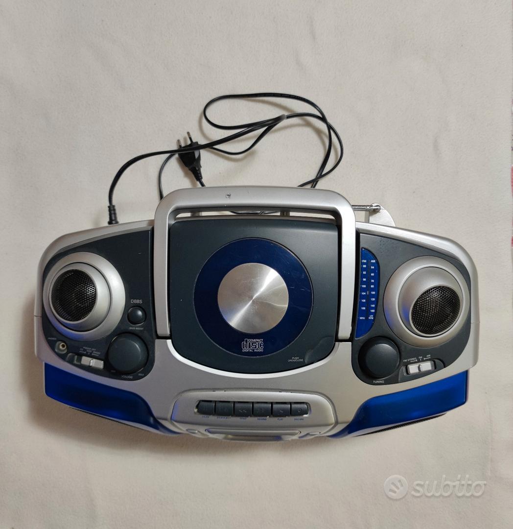 Stereo Portatile Boombox - Radio FM - USB - Lettore CD MP3 - SCHAUB LORENZ