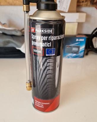 spray per riparazione pneumatici 