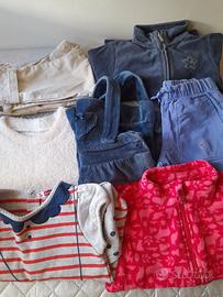 Abbigliamento autunnale per bambine di 24-36 mesi