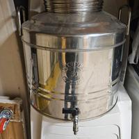 Fusto contenitore olio acciaio inox 30 lt
