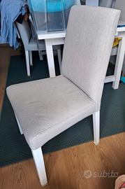 Set 4 sedie Bergmund IKEA con fodere lavabilli
