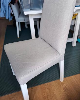 Set 4 sedie Bergmund IKEA con fodere lavabilli
