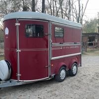 Trailer trasporto 2 cavalli FAUTRAS full optional