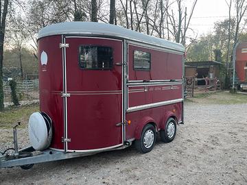 Trailer trasporto 2 cavalli FAUTRAS full optional
