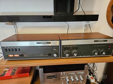 amplificatore e radio revox 