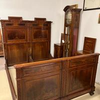LETTO IN LEGNO MATRIMONIALE FINE '800