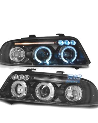 FARI AUDI A4 B5 99-00 ANGEL EYES LED NERO