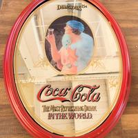 Cornice a specchio CocaCola vintage Ovale 83x53cm