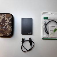 Seagate Backup Plus Slim 500GB + cavi + custodia