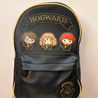 Zaino Harry Potter Hogwarts nero in ecopelle