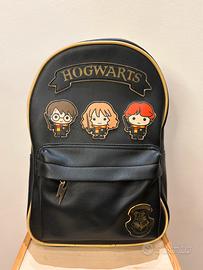 Zaino Harry Potter Hogwarts nero in ecopelle