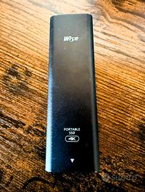 SSD esterno Wise PTS-1024 1 TB Nero, ultrapiatto!