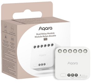 Aqara Modulo Doppio Relè T2 Zigbee 3.0, Richiede H