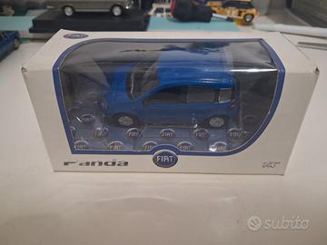 modellino 1/43 norev fiat panda blu