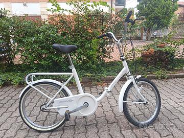 bici tipo graziella ruote da 20 bianca