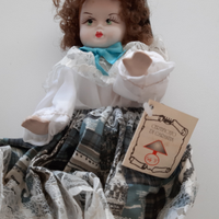 Bambola ceramica Capodimonte vintage