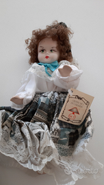 Bambola ceramica Capodimonte vintage