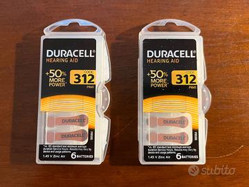 batterie ricambio Duracell 312