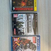 Lotto Metal Gear Solid - ps3/ps4