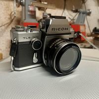 Ricoh Tls 401, fotocamera analogica, con obiettivo