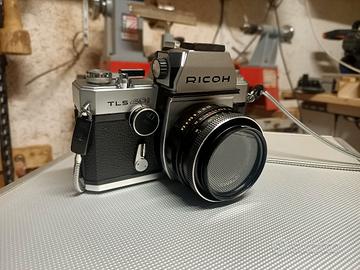 Ricoh Tls 401, fotocamera analogica, con obiettivo