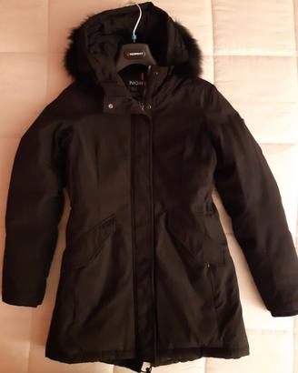 Giubbotto piumino parka nero vera piuma by NORWAY