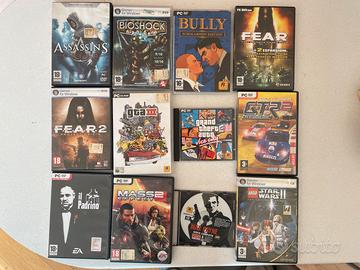 12 Videogiochi PC originali GTA Bully FEAR da 5€