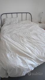 2 piumini matrimoniali in vera piuma d'oca.