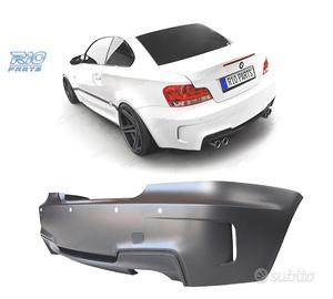 PARAURTI POSTERIORE BMW E82 E88 07-13 LOOK 1M PDC