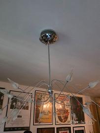 Lampadario a sospensione con 18 luci